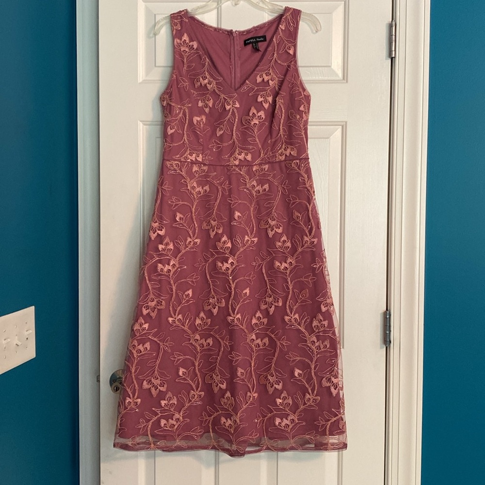 PAPELL Studio beaded, embellished dress in size 10